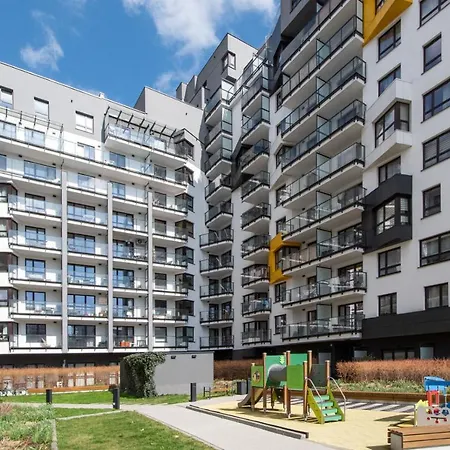 Apartment Night Metro Plocka Warsaw